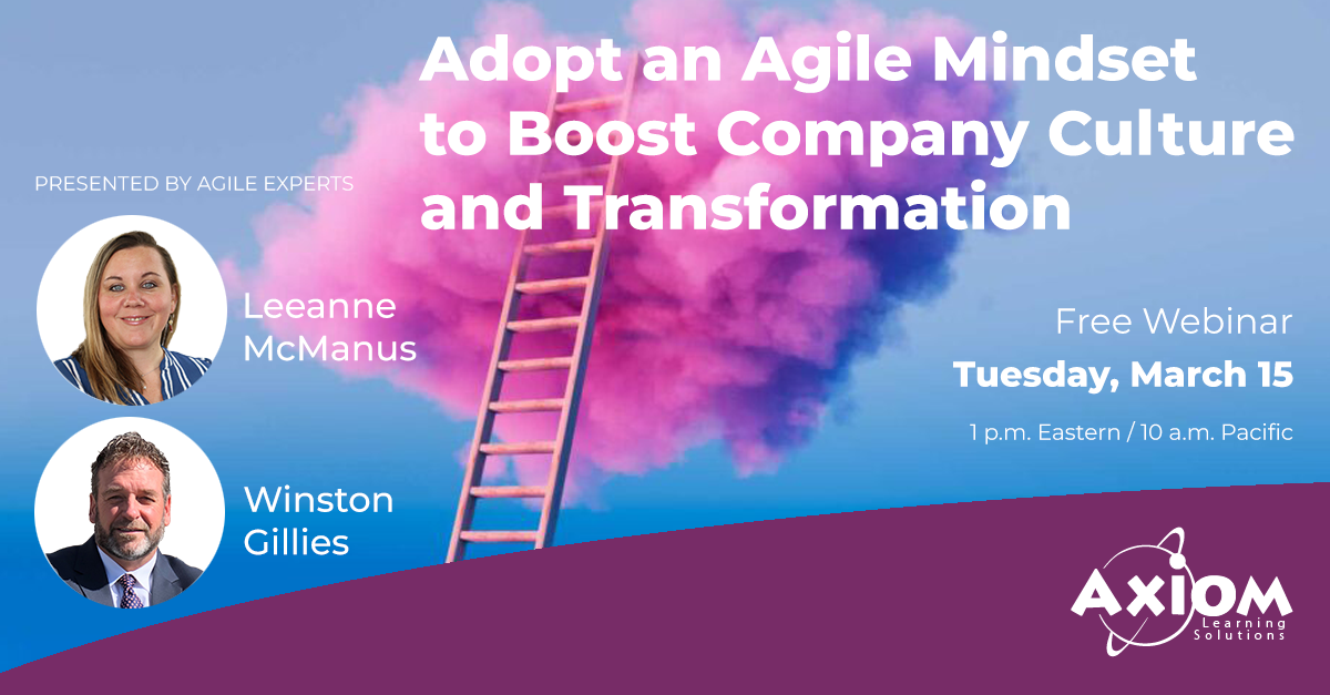 Webinar - Adopt an Agile Mindset to Boost Company Culture and Transformation